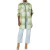 [BLANKNYC] Women’s Luxury Clothing Plaid Shirt Jacket, Stylish Shacket & Trendy Coat(Lucky Charm)