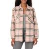 [BLANKNYC] Women’s Luxury Clothing Plaid Shirt Jacket, Stylish Shacket & Trendy Coat(One and Only)