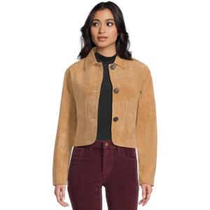 [BLANKNYC] Women’s Cinnamon Crunch Real Suede Jacket(Cinnamon Crunch)