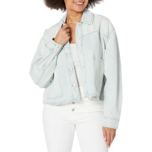 [BLANKNYC] Women’s Luxury Clothing Denim Trucker Jacket, Comfortable & Stylish Coat(Piano Solo)