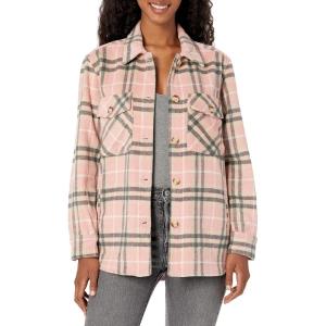 [BLANKNYC] Women’s Luxury Clothing Plaid Shirt Jacket, Stylish Shacket & Trendy Coat(One and Only)