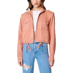 [BLANKNYC] Women’s Luxury Clothing Utility Parka Jacket Coat With Pockets(Dried Rose)