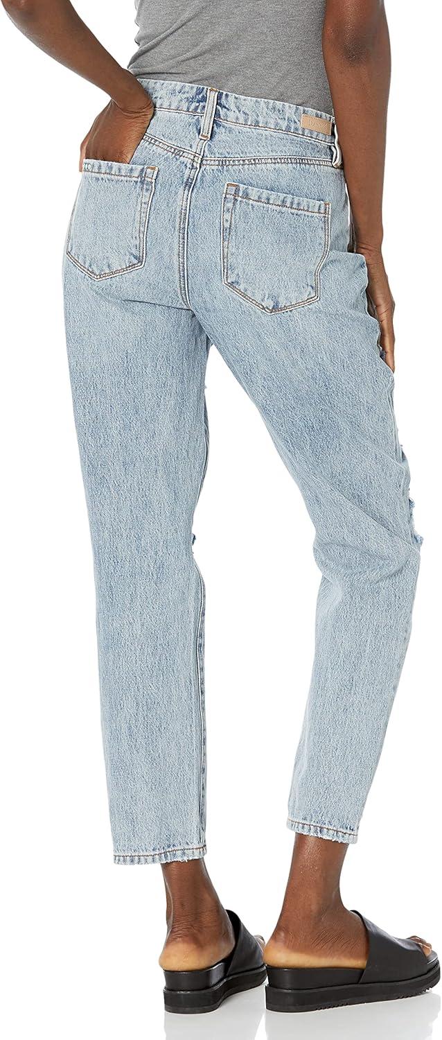 image:imageBLANKNYC Womens Ripped Crop Denim PantBlue