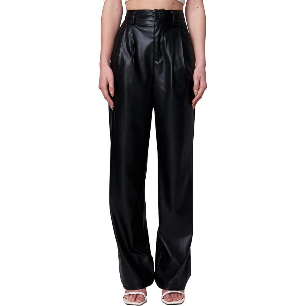 image:imageBLANKNYC Womens High Rise Vegan Leather PantNight Party