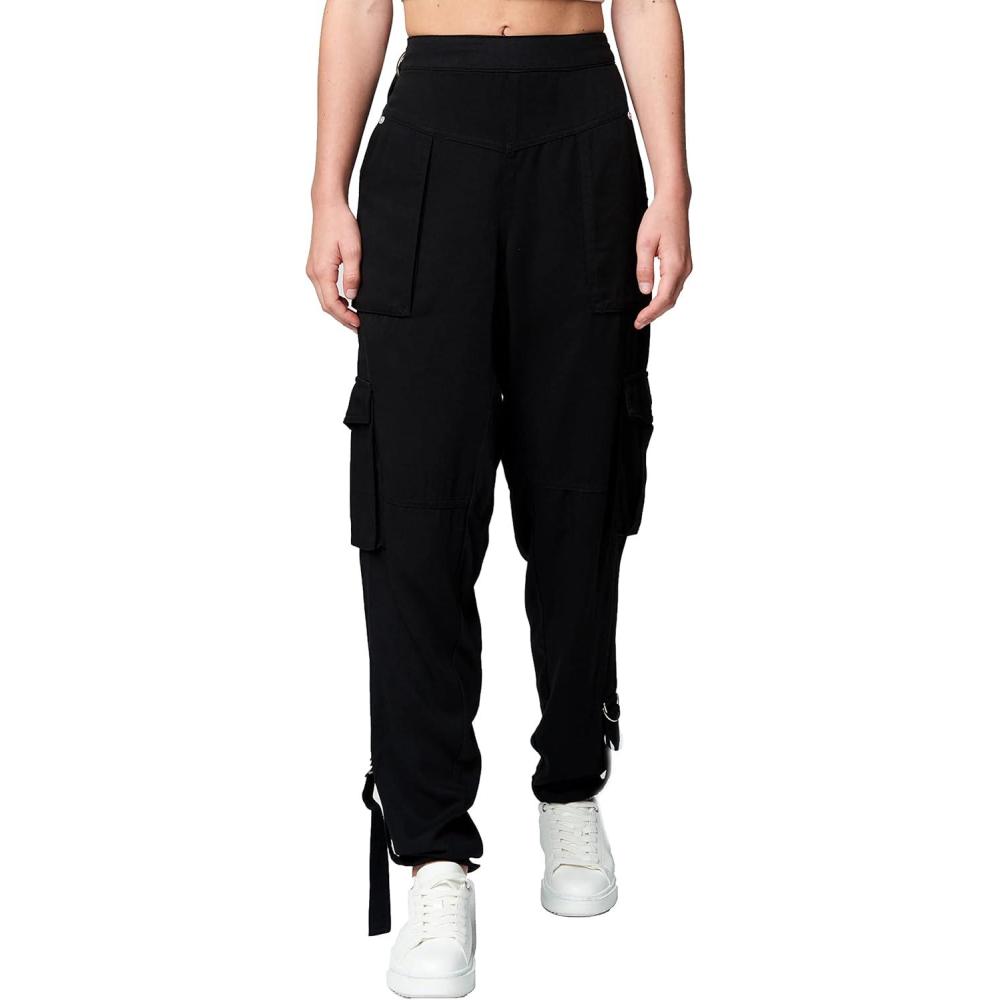 image:imageBLANKNYC Womens Luxury Clothing Elastic Waistband Cargo Pant Comfortable amp StylishKnock Knock