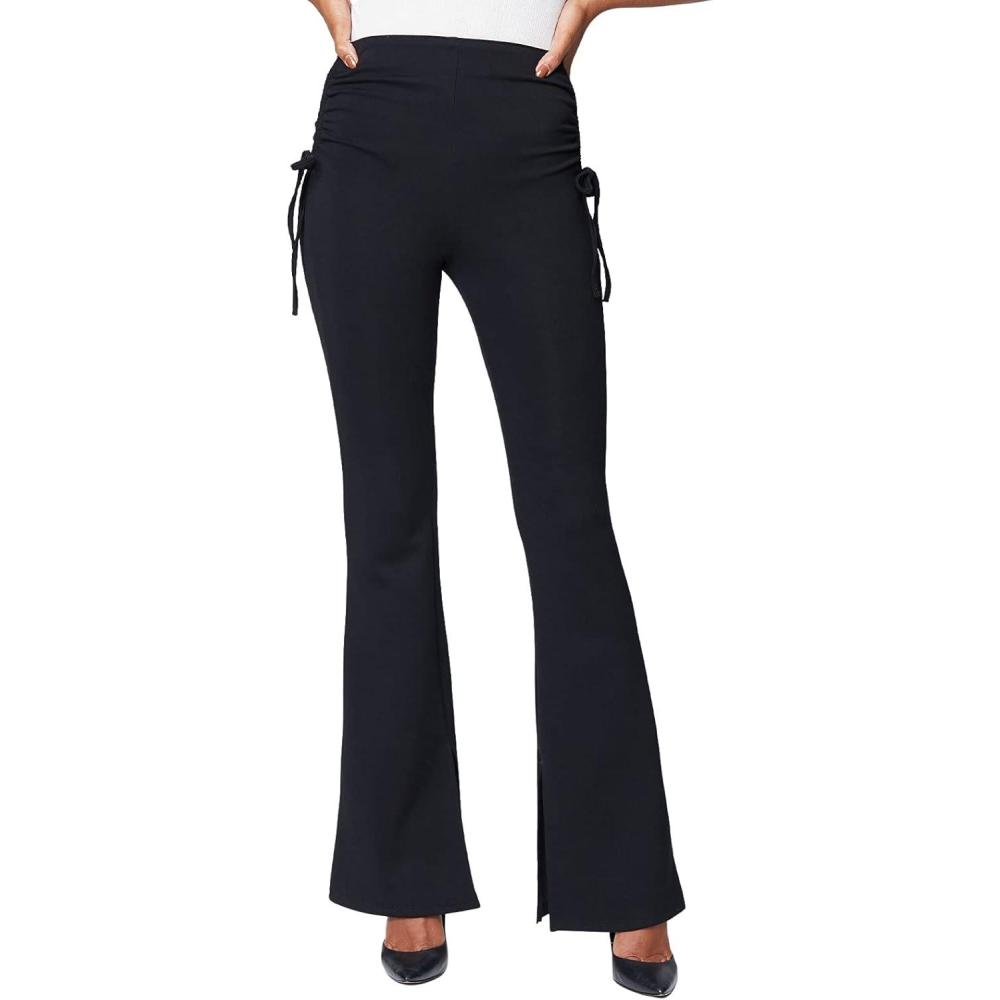 image:imageBLANKNYC Womens Womens Ponte Self Belt Cargo Pant Comfortable amp Casual TrousersMad Love