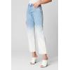 [BLANKNYC] Womens Bleached Leg Five Pocket Straight Leg Jeans, Stylish Pants & Designer Clothing(Toned Down)