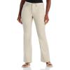 [BLANKNYC] Womens Faux Leather Trim Ankle Pants Beige 24
