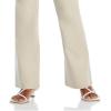 [BLANKNYC] Womens Faux Leather Trim Ankle Pants Beige 24