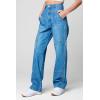[BLANKNYC] Women’s Luxury Clothing Straight Leg Denim Carpenter Jeans, Comfortable & Stylish Pant(Unexpected Time)