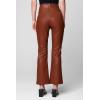 [BLANKNYC] Women’s Luxury Clothing Vegan Leather Wide Yoke Kick Flare Pant, Comfortable & Stylish(Shake the World)