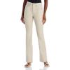 [BLANKNYC] Womens Faux Leather Trim Ankle Pants Beige 24