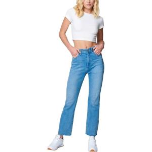 [BLANKNYC] Women’s Luxury Clothing Varick Kick Flare Denim Jeans, Comfortable & Stylish Pants(See You Tonight)