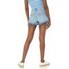 [BLANKNYC] Women’s Luxury Clothing High Rise Distressed Denim Shorts, Comfortable & Fitting(So Yesterday)