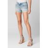 [BLANKNYC] Women’s Luxury Clothing High Rise Distressed Denim Shorts, Comfortable & Fitting(Switch Up)