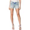 [BLANKNYC] Women’s Luxury Clothing High Rise Distressed Denim Shorts, Comfortable & Fitting(Switch Up)