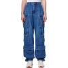 [BLANKNYC] Women’s Luxury Clothing Oversized Tencel Cargo Pant, Comfortable & Stylish(Fingers Crossed)