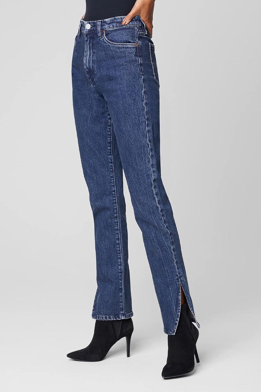 image:imageBLANKNYC Womens Luxury Clothing Long Slim Straight Denim Jeans Comfortable amp Stylish Pants The CooperBending Over Backwards