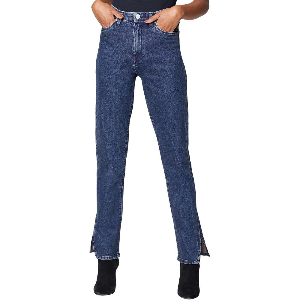 image:imageBLANKNYC Womens Luxury Clothing Long Slim Straight Denim Jeans Comfortable amp Stylish Pants The CooperBending Over Backwards