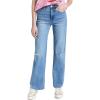 [BLANKNYC] Women’s Womens Five Pocket Wide Leg Jean with Rips at Knee, Fashionable & Stylish Pants(Sunset Rider)