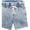 [BLANKNYC] Girls’ Elastic Waist Denim Drawstring Short, Comfortable & Stylish Clothing(Love on Top)