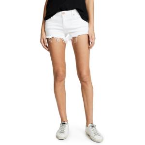 [BLANKNYC] Womens Pockets, Style, & Luxury Clothing Denim Jean Shorts with Pockets Always in Style Fashionable Comfortable(Great White)