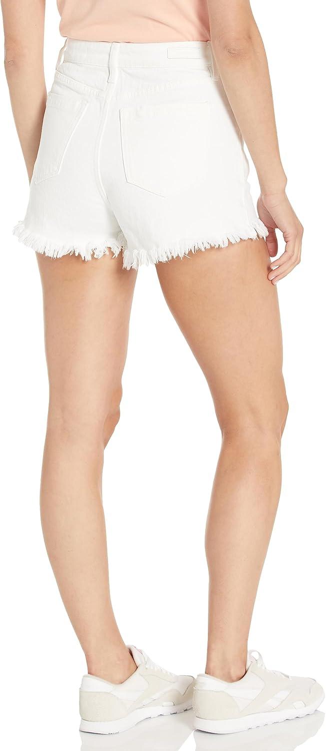 image:imageBLANKNYC Womens Luxury Clothing Denim Short with Frayed Hem Fashionable amp StylishSee You Again