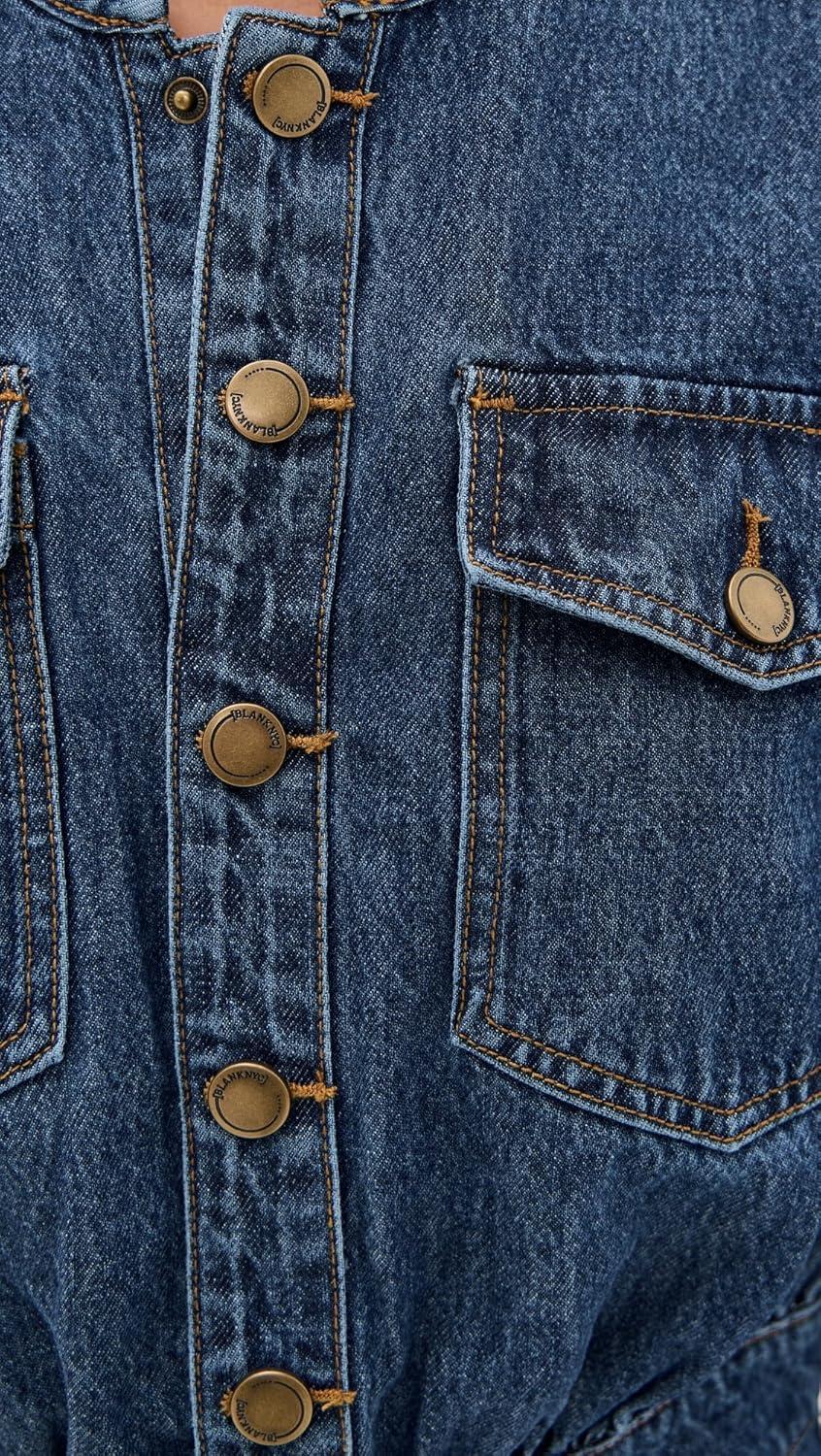 image:imageBLANKNYC Womens Ready Set Go DressMed Indigo