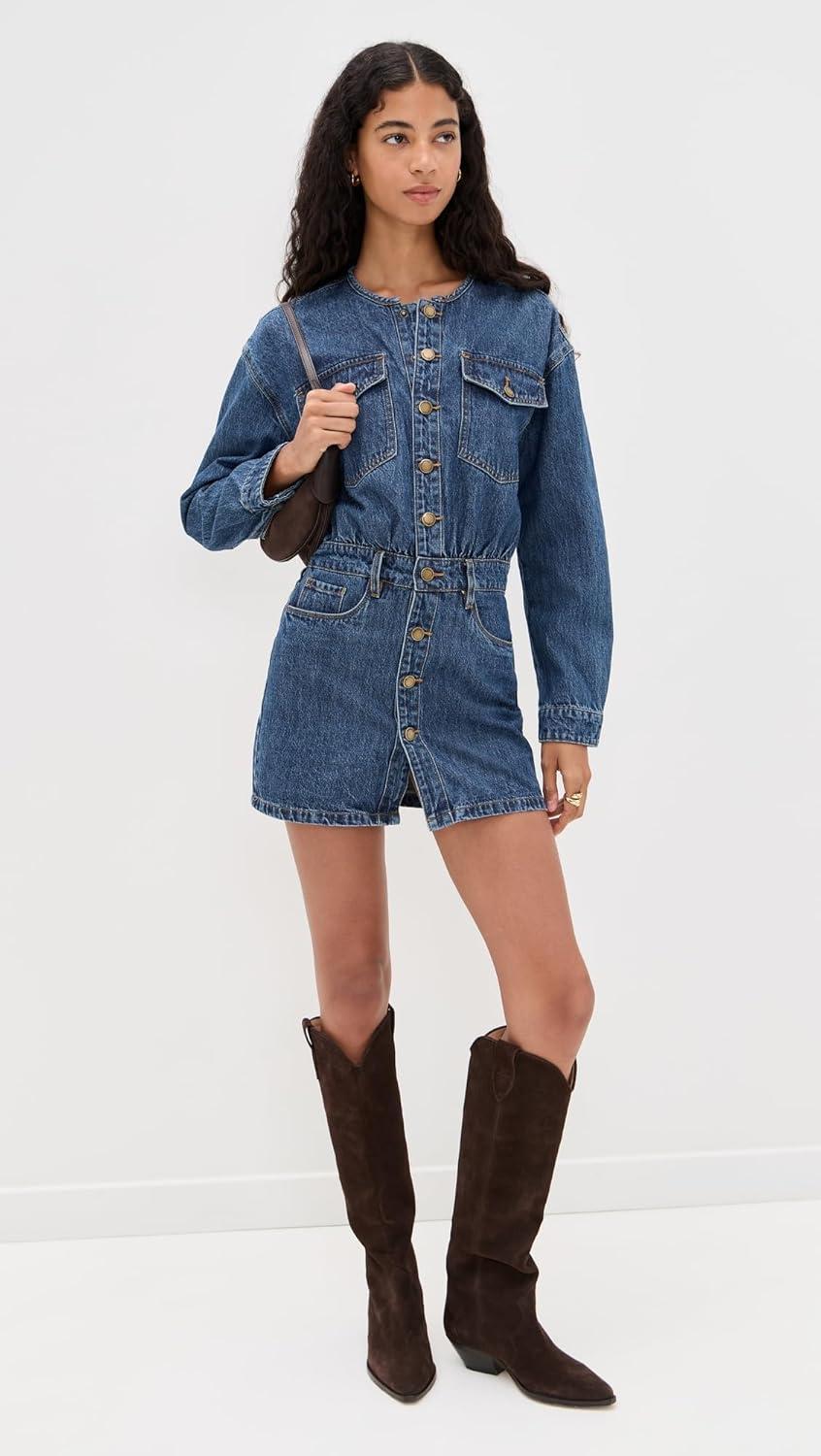 image:imageBLANKNYC Womens Ready Set Go DressMed Indigo