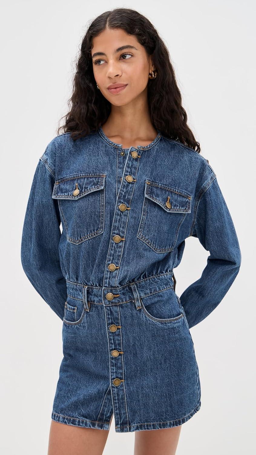 image:imageBLANKNYC Womens Ready Set Go DressMed Indigo
