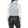 [BLANKNYC] Women’s Coated Denim Vest With Seaming Detail(Multi)