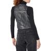 [BLANKNYC] Women’s Women’s Coated Denim Vest With Seaming Detail(Metallic Heart)