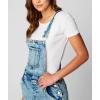 [BLANKNYC] womens Luxury Clothing Denim Straight Leg Overall With Knee Rips, Comfortable & Stylish(Knees Weak)