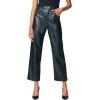 [BLANKNYC] Women’s Faux Leather Track Record Pants(Green)