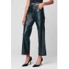 [BLANKNYC] Women’s Faux Leather Track Record Pants(Olive)