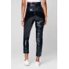 [BLANKNYC] Women’s Womens Vegan Leather Pant with Straps, Comfortable & Fitting, Casual Overalls(Other Worldly)