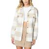 [BLANKNYC] Women’s Luxury Clothing Plaid Shirt Jacket, Stylish Shacket & Trendy Coat(Trail Blazer)