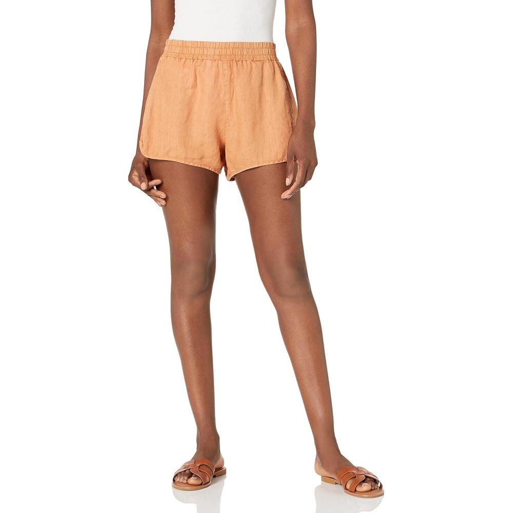 image:imageBLANKNYC Womens Luxury Clothing Linen Elastic Wasitand Pull on Short Comfortable amp StylishChillaxin