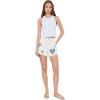 [BLANKNYC] Women’s Head in the Clouds Reeve Shorts(White/Blue)