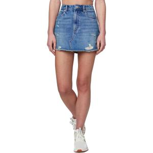 [BLANKNYC] Women’s Luxury Clothing Sustainable Denim Distressed Five Pockets Mini Skirt, Comfortable & Stylish(Eye Opener)