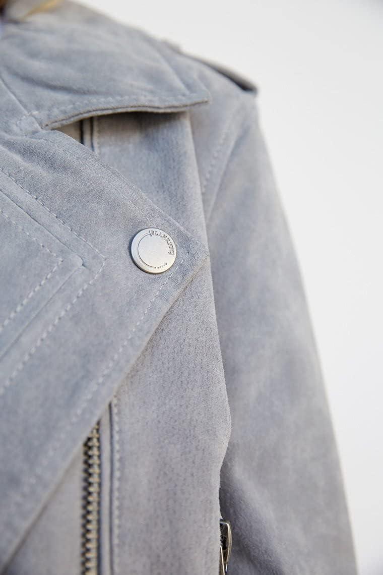 image:imageBLANKNYC Womens Suede JacketCloud Grey