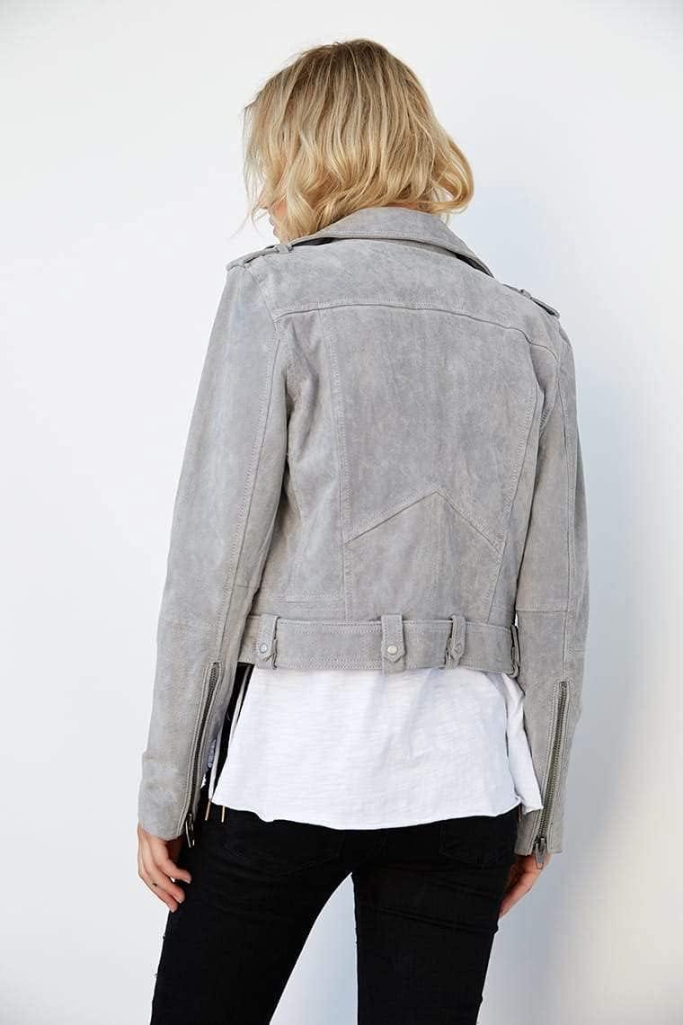 image:imageBLANKNYC Womens Suede JacketCloud Grey