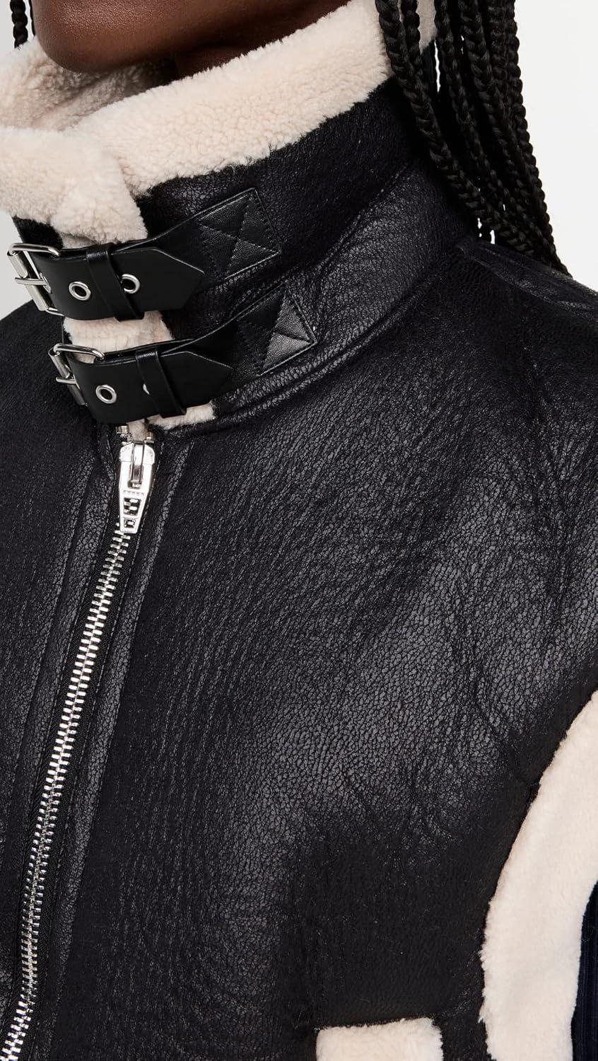 image:imageBLANKNYC Womens Work It Faux Sherpa VestWork It