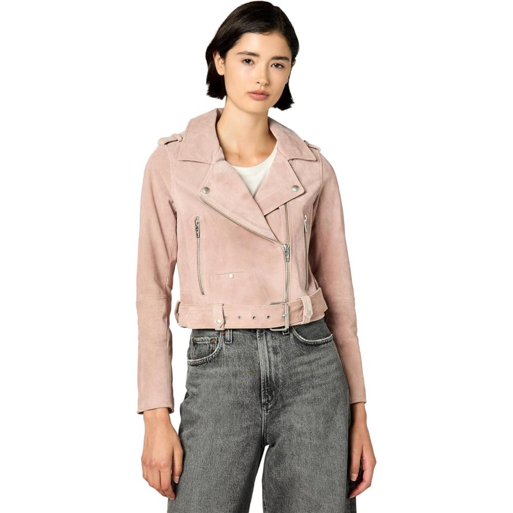 image:imageBLANKNYC Womens Suede JacketDesert Rose