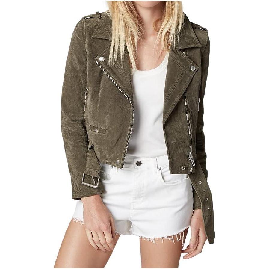 image:imageBLANKNYC Womens Suede JacketHerb