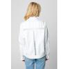 [BLANKNYC] Women’s Luxury Clothing Oversized Denim Jacket With Chrochet Trim Inserts, Comfortable & Stylish(Infinite Road)
