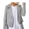 [BLANKNYC] Women’s Suede Jacket(Cloud Grey)
