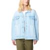[BLANKNYC] Women’s Luxury Clothing Oversized Denim Jacket, Comfortable & Stylish Coat(Hot Morning)