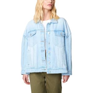 [BLANKNYC] Women’s Luxury Clothing Oversized Denim Jacket, Comfortable & Stylish Coat(Hot Morning)