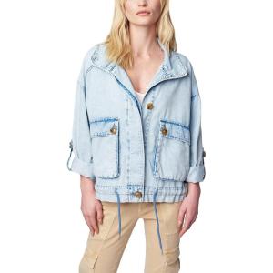 [BLANKNYC] Women’s Tencel Utility Jacket(Blue Lagoon)